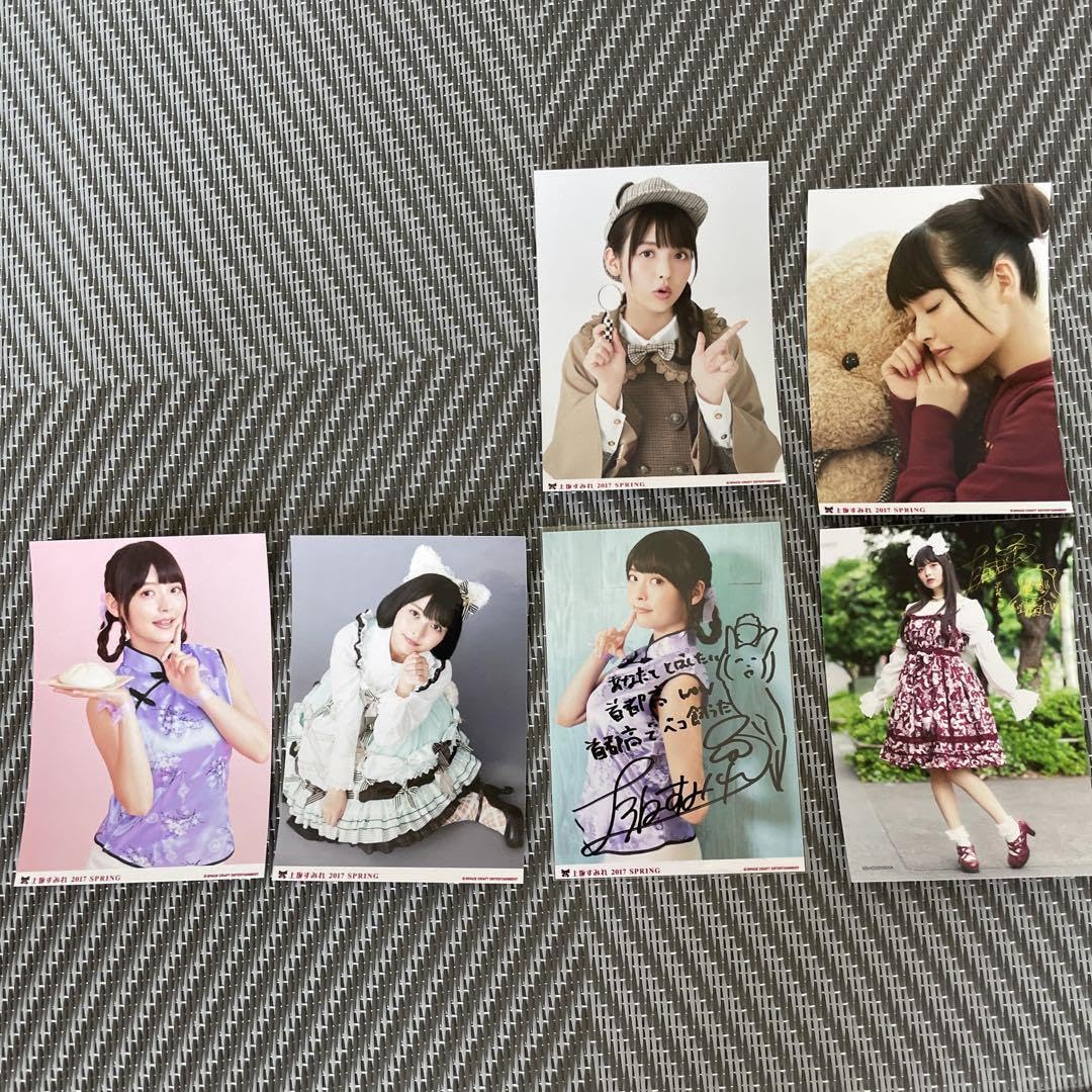 上坂すみれ 直筆サイン入りチェキ ブロマイド 2015夏 サイン入り 上坂
